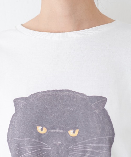 「natural couture」 半袖Tシャツ FREE オフホワイト レディース_画像7