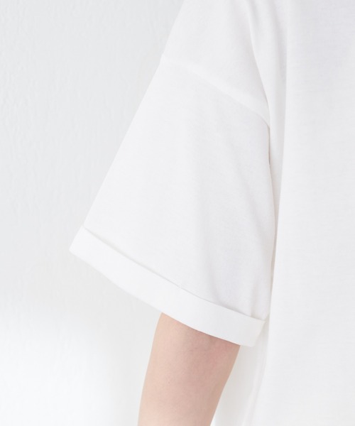 「natural couture」 半袖Tシャツ FREE オフホワイト レディース_画像9