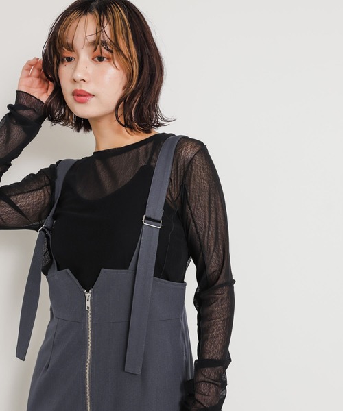 「SENSE OF PLACE by URBAN RESEARCH」 長袖カットソー ONE ブラック レディース_画像6