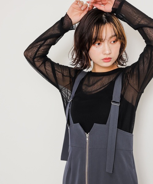 「SENSE OF PLACE by URBAN RESEARCH」 長袖カットソー ONE ブラック レディース_画像7