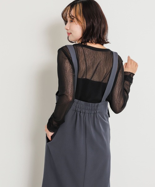 「SENSE OF PLACE by URBAN RESEARCH」 長袖カットソー ONE ブラック レディース_画像8