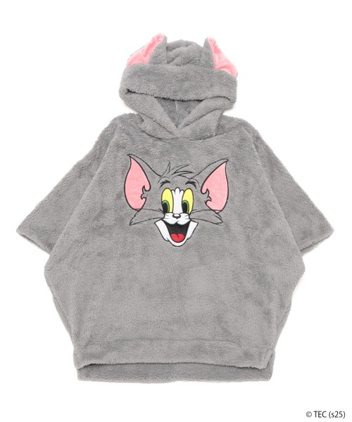 パーカー 「公式」トムとジェリー 両面ボアパーカ レディース