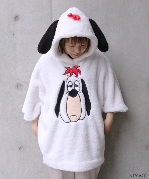 パーカー 「公式」トムとジェリー 両面ボアパーカ レディース
