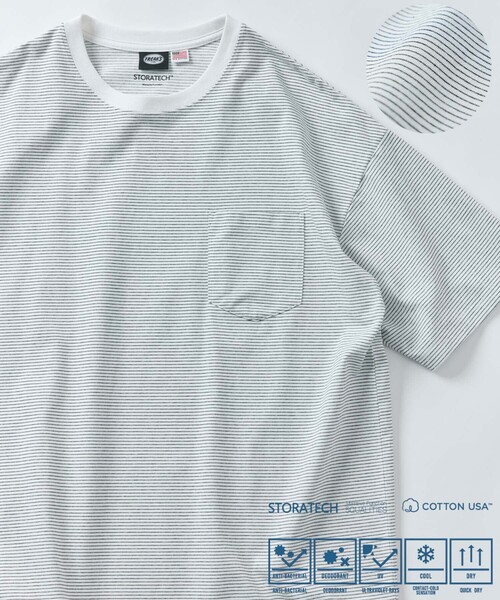 「FREAK'S STORE」 半袖Tシャツ X-LARGE グレー メンズ_画像3