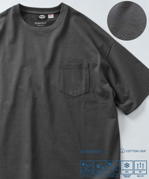 「FREAK'S STORE」 半袖Tシャツ X-LARGE グレー メンズ_画像5