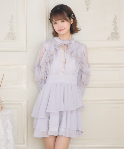 「couture BY ROJITA」 長袖ワンピース FREE グレー レディース_画像6