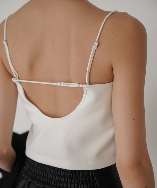 KINO THE KEI tシャツ クリアカットソー 2WAY クロップド カップ付き