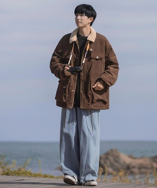 Ressaca（レサーカ） ブルゾン アウター オーバーサイズ襟ボア