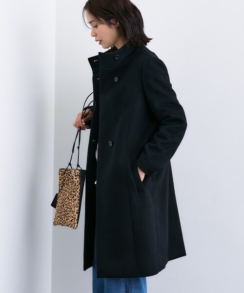INDIVI（インディヴィ） コート アウター 「ウール100％」スタンド