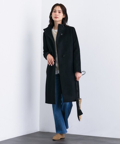 INDIVI（インディヴィ） コート アウター 「ウール100％」スタンド