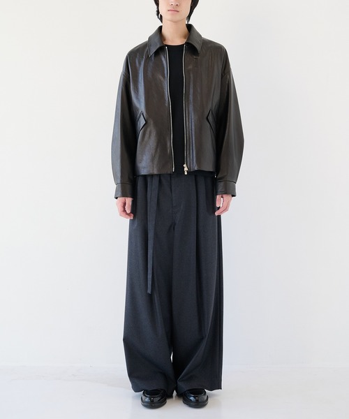 shareef レザーブルゾン　メンズ　サイズ 1 SHAREEF（シャリーフ） ブルゾン アウター 「SHAREEF」レザーブルゾン