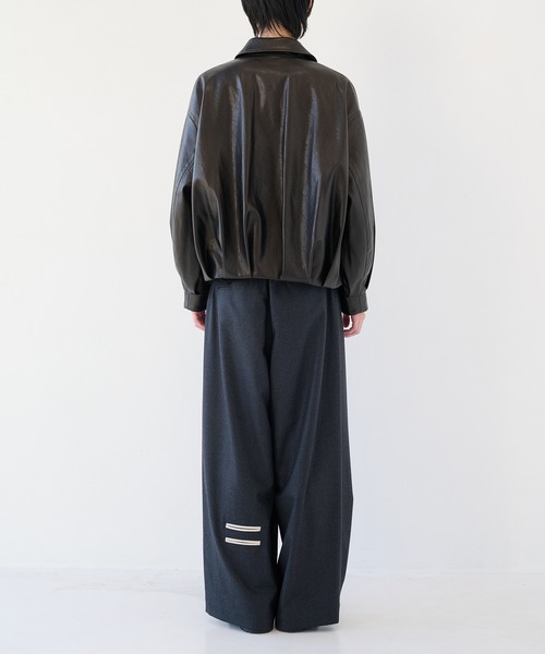 shareef レザーブルゾン　メンズ　サイズ 1 SHAREEF（シャリーフ） ブルゾン アウター 「SHAREEF」レザーブルゾン