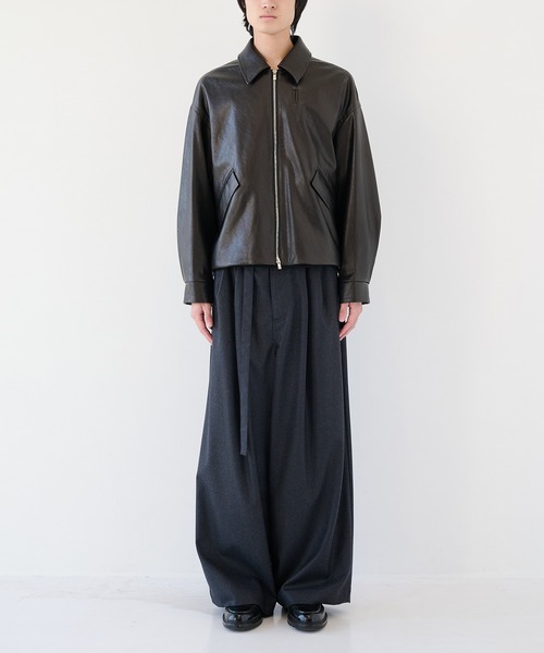 shareef レザーブルゾン　メンズ　サイズ 1 SHAREEF（シャリーフ） ブルゾン アウター 「SHAREEF」レザーブルゾン