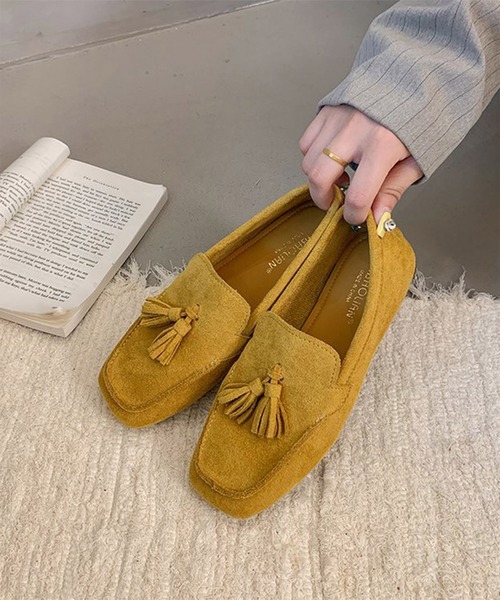 LOWO ローファー モカシンシューズ パンプス ローファー 歩きやすい