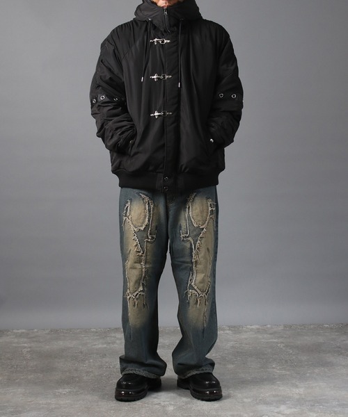 NYLAUS（ナイラス） ダウンジャケット ダウン 「NYS」ファイヤーマン