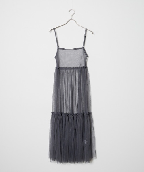 「ROOPTOKYO」 キャミソールワンピース FREE グレー レディース_画像6