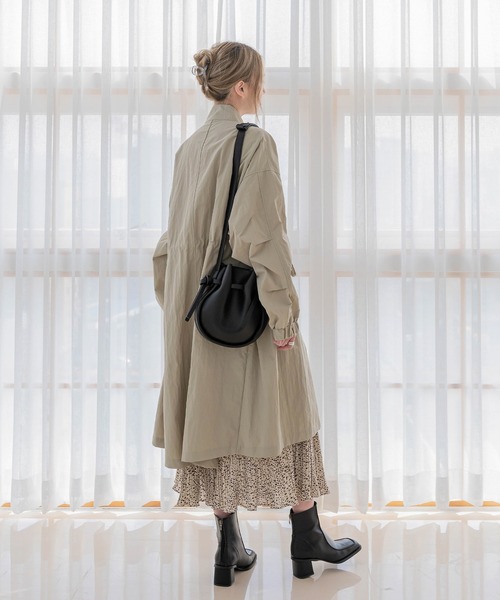 「UNE MANSION」 コート FREE グレー レディース_画像2