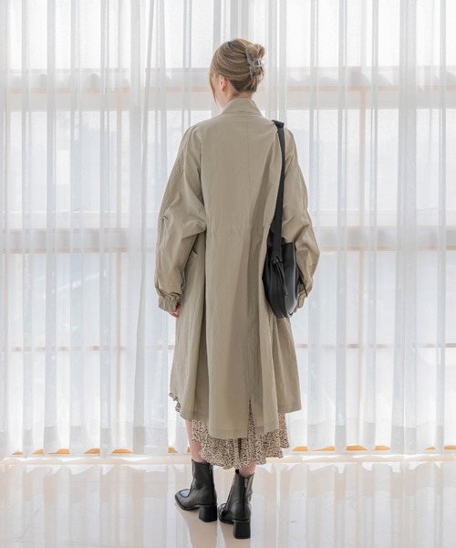 「UNE MANSION」 コート FREE グレー レディース_画像8