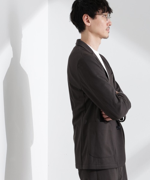 NANO universe（ナノ・ユニバース） セットアップ L チャコール メンズ