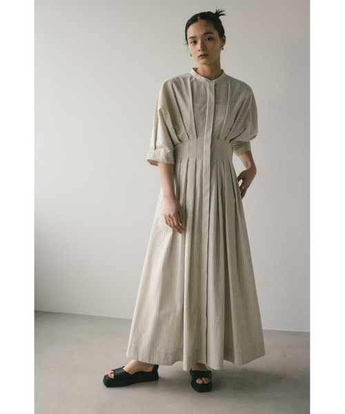 「STYLEMIXER」 7分袖ワンピース MEDIUM サックスブルー レディース_画像2