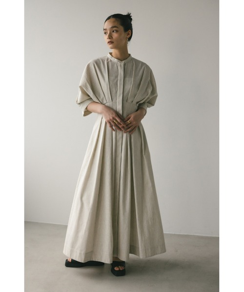 「STYLEMIXER」 7分袖ワンピース MEDIUM サックスブルー レディース_画像3