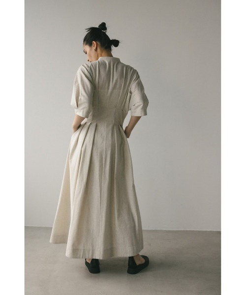 「STYLEMIXER」 7分袖ワンピース MEDIUM サックスブルー レディース_画像8