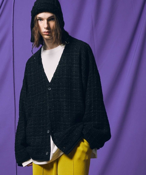 MAISON SPECIAL（メゾンスペシャル） ニットカーディガン 2 ブラック