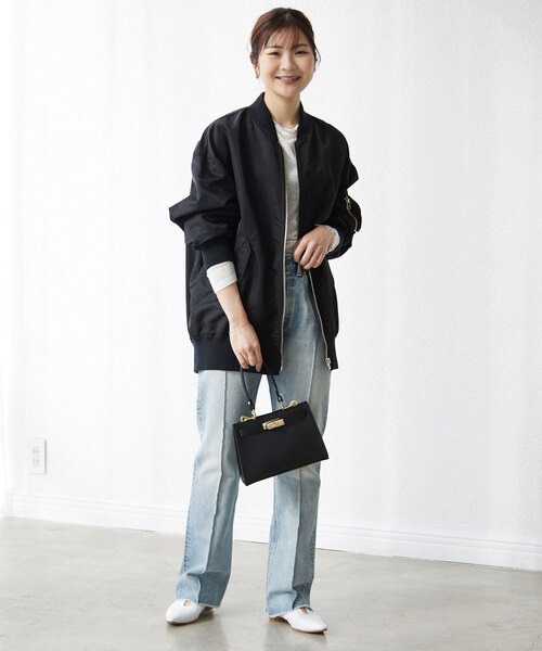 SLOBE IENA（スローブイエナ） ブルゾン - ブラック レディース