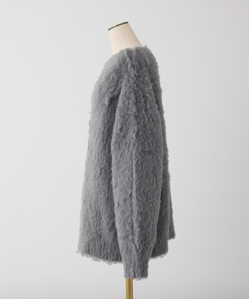 「one after another NICE CLAUP」 長袖ニット FREE オフホワイト レディース_画像3