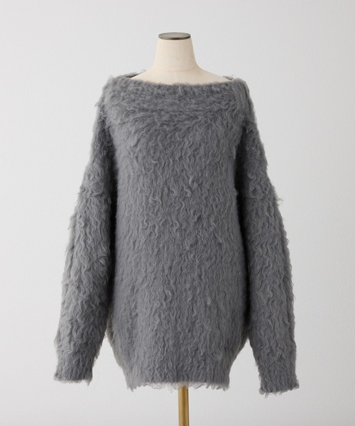 「one after another NICE CLAUP」 長袖ニット FREE オフホワイト レディース_画像5