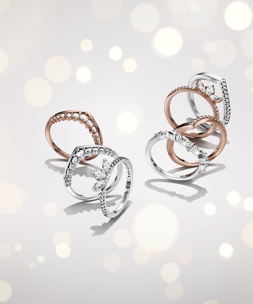 「Pandora」 リング 56 シルバー レディース_画像2