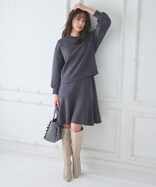 「Feroux」 セットアップ 1 グレー レディース_画像6