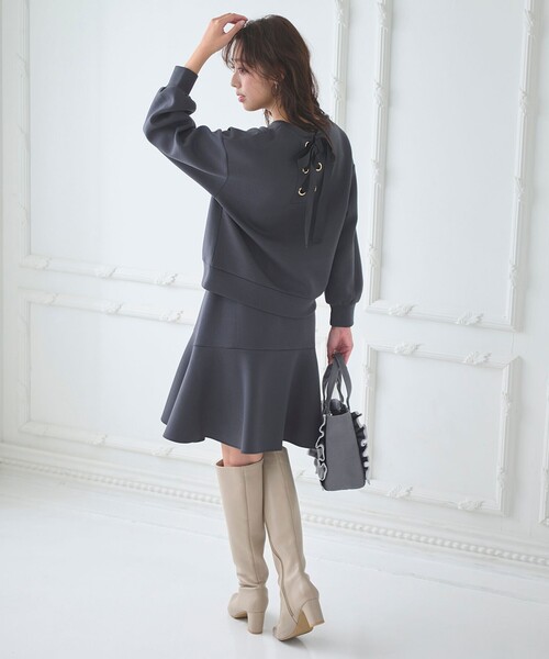 「Feroux」 セットアップ 1 グレー レディース_画像8