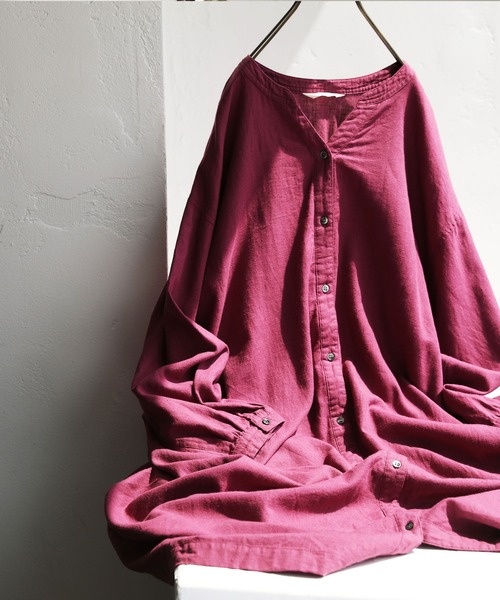 「soulberry」 長袖ワンピース LL パープル レディース_画像4