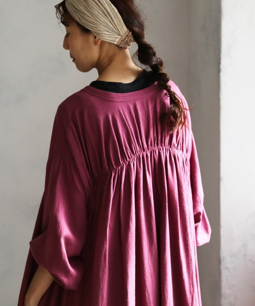 「soulberry」 長袖ワンピース LL パープル レディース_画像8