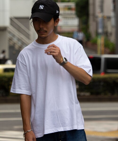 「GLOSTER」 半袖Tシャツ M オフホワイト メンズ_画像3