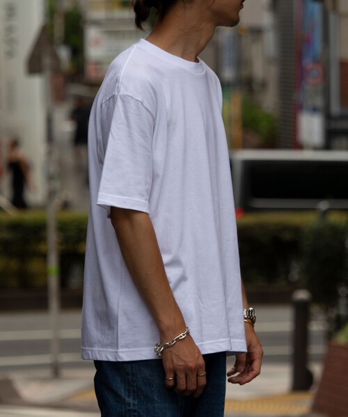 「GLOSTER」 半袖Tシャツ M オフホワイト メンズ_画像4