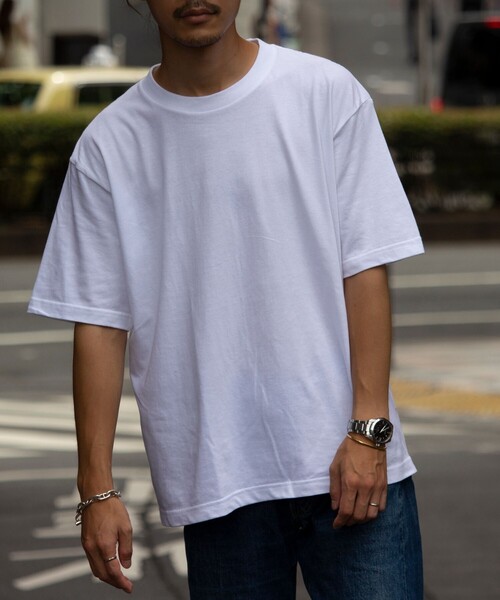 「GLOSTER」 半袖Tシャツ M オフホワイト メンズ_画像7