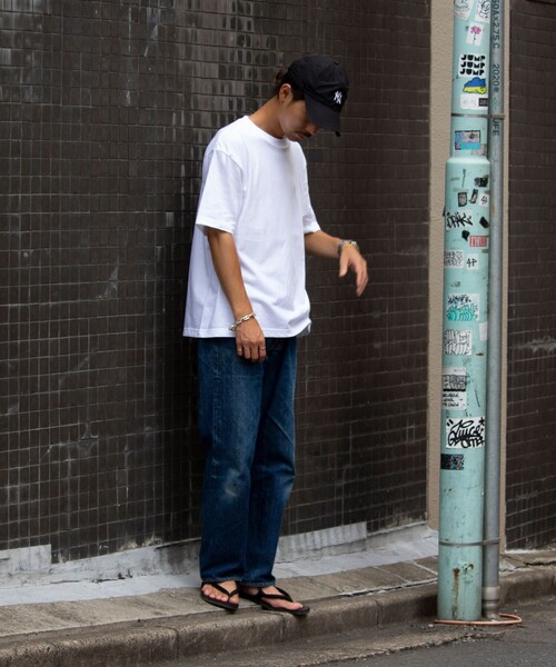 「GLOSTER」 半袖Tシャツ M オフホワイト メンズ_画像9