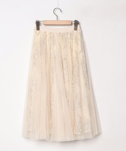 TOCCA（トッカ） フレアスカート M ベージュ レディース : ZOZOTOWN