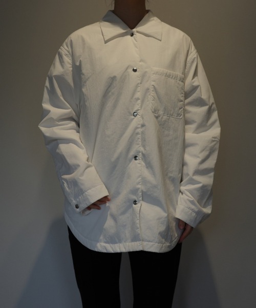 CLANE（クラネ） ブラウス シャツ CLANE PACKABLE PADDED SHIRTS