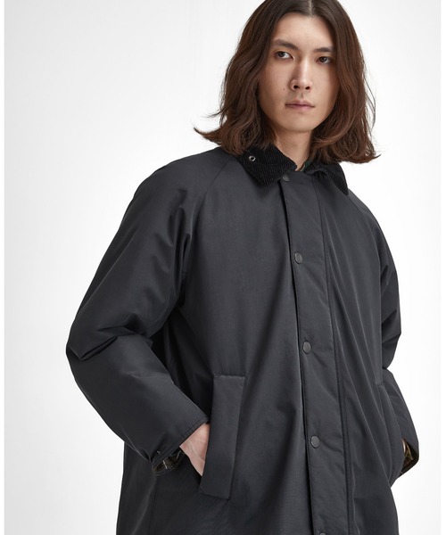 Barbour（バブアー） 中綿コート 38 ネイビー レディース : ZOZOTOWN