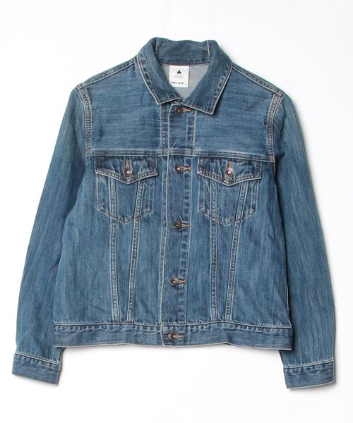 niko and…（ニコアンド） デニムジャケット 4 ブルー メンズ