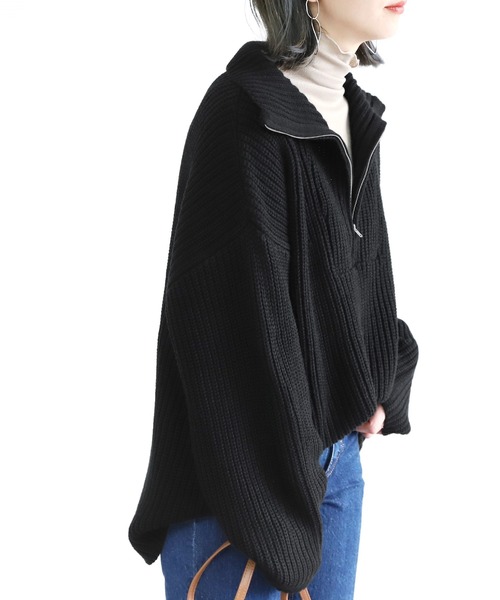 「reca」 長袖ニット M モカ レディース_画像7