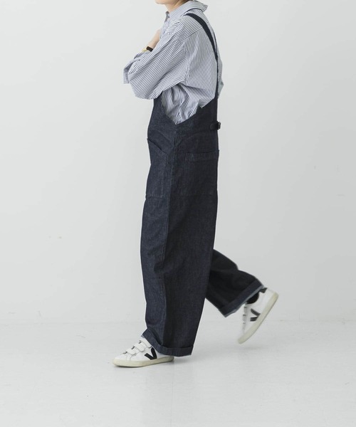 かぐれ オーバーオール FREE インディゴブルー レディース : ZOZOTOWN