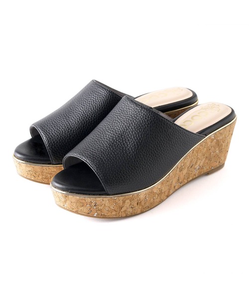 「coca(ANDEX shoes product)」 ミュール SMALL ブラック レディース_画像2