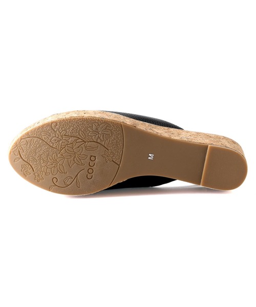 「coca(ANDEX shoes product)」 ミュール SMALL ブラック レディース_画像5