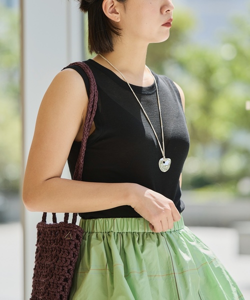 「IENA LA BOUCLE」 ノースリーブトップス FREE ピンク レディース_画像4