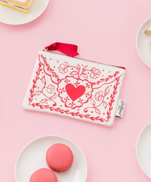 Cath Kidston（キャス・キッドソン） ポーチ ラブレターフラットポーチ