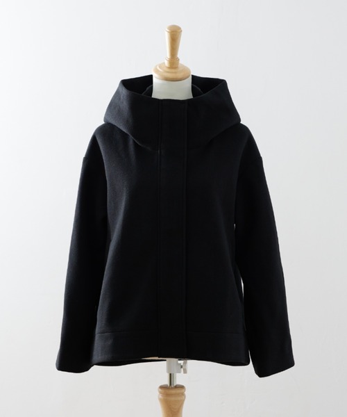 「RIRIYANO」 コート MEDIUM ブラック レディース_画像2